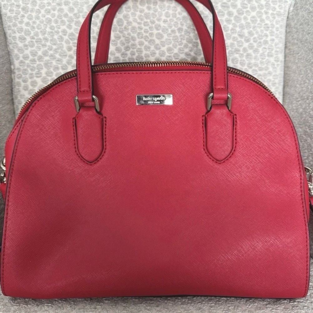 Red Leather Handbag